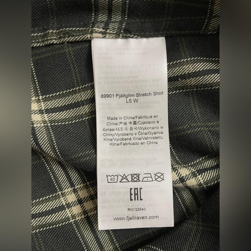 Fjällräven Women Fjallglim Stretch Plaid Button-Up Shirt - Picture 6 of 10